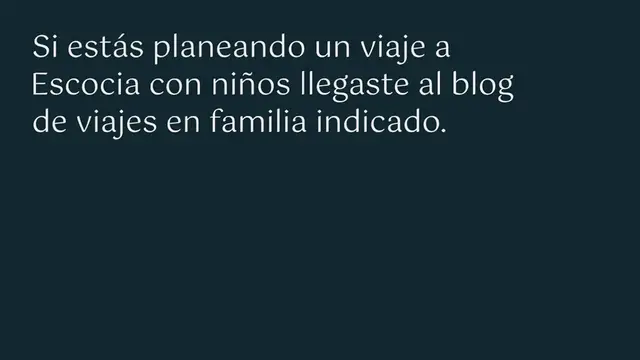 Video thumbnail for Escocia con niños ¡10 planes molones + Consejos!