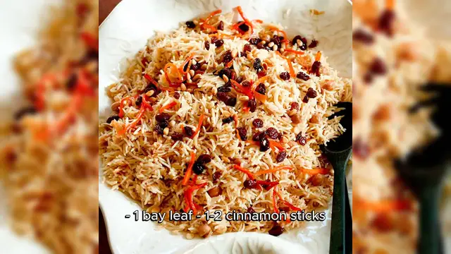 Video thumbnail for Kabli pulao Recipe