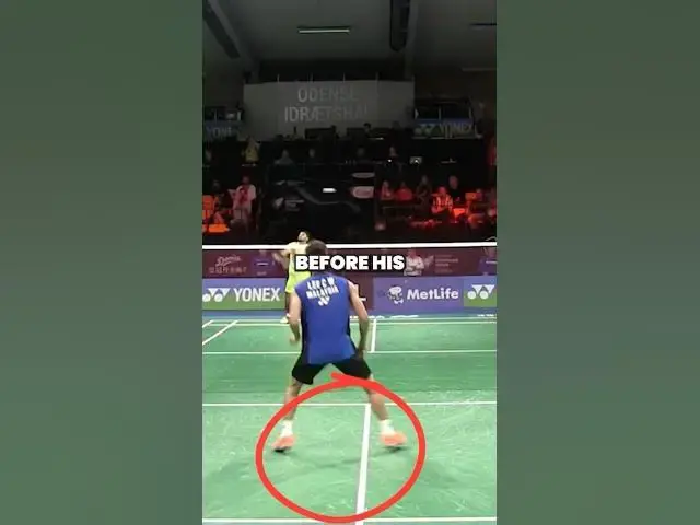 Video thumbnail for How To Split Step Properly In Badminton #badminton #badmintonhighlights #leechongwei