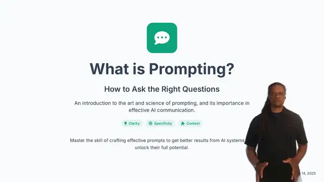 'Video thumbnail for What is Prompting'