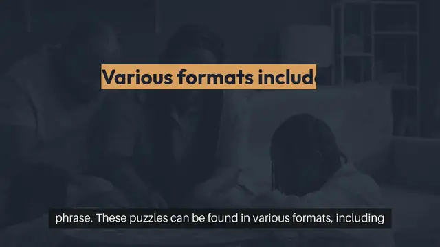 Video thumbnail for Word Jumble Puzzles