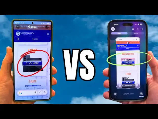 Video thumbnail for Circle To Search (S25 Ultra) vs Highlight To Search (iPhone 16 Pro Max)