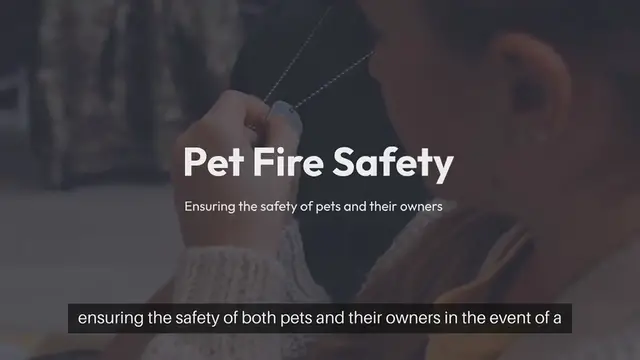 Video thumbnail for Pet Fire Safety