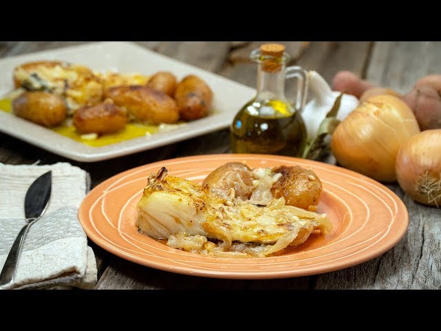Video thumbnail for Bacalhau Assado no Forno com Batatas: Receita Suculenta e Tradicional