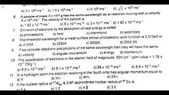 Video thumbnail for 12th Physics 2nd MidTerm Question Paper 2019-20 | Trichy District | English Medium