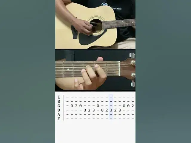 Video thumbnail for London Bridge is Falling Down on 3 strings - Learn Your First Guitar Song!