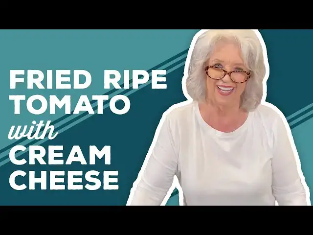 Video thumbnail for Love & Best Dishes: Fried Ripe Tomato with a Tangy Cream Cheese Filling Recipe