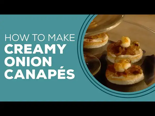 Video thumbnail for Blast from the Past: Creamy Onion Canapés Recipe | Finger Food Ideas for Party