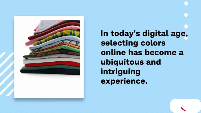 Video thumbnail for ...pick your color online