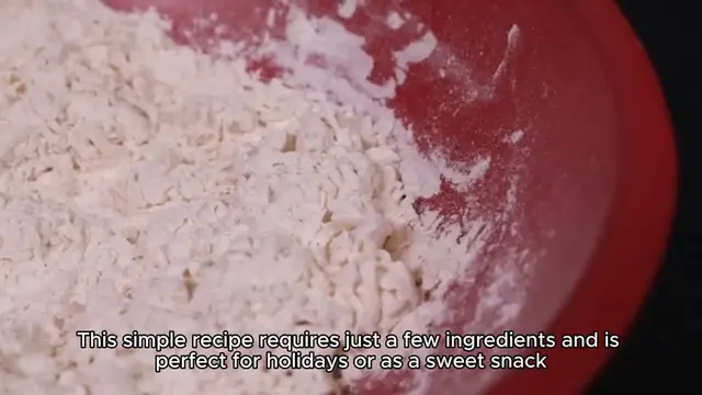 Video thumbnail for shortbread cookies recipe