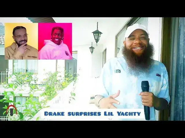 Video thumbnail for Drake surprises Lil Yachty's fans