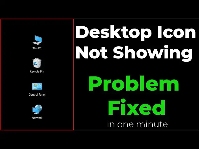 Video thumbnail for Desktop Icon Not Showing Windows 10 || Desktop missing icons problem fixed|icons Not showing windows