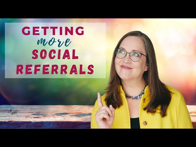 Video thumbnail for Why Your Social Media Connections Aren't Referring You for Business