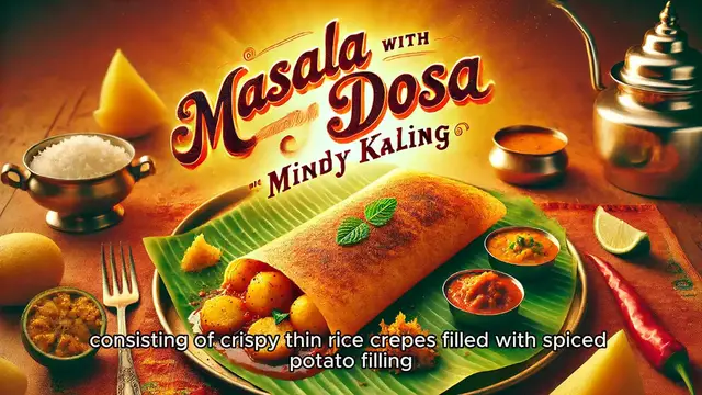 'Video thumbnail for Masala Dosa with Mindy Kaling'