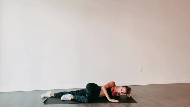 'Video thumbnail for Lying pectoral Stretch'