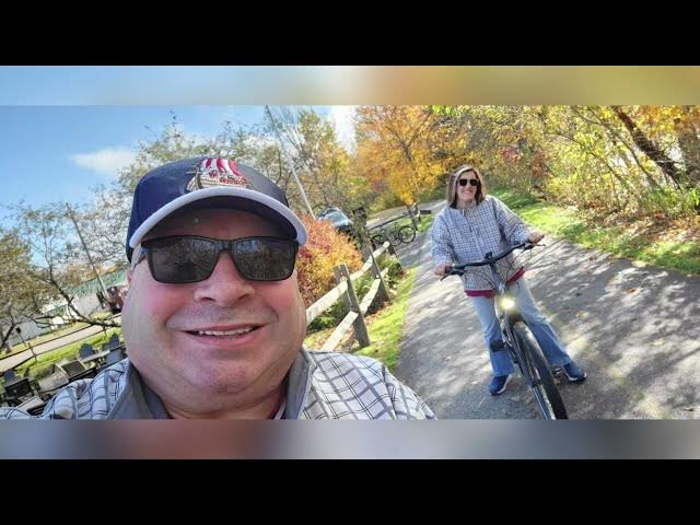 Video thumbnail for Biking, Brunch & Big Views in Vermont 🌄 | Scenic Surprises & Stowe Village Vibes!