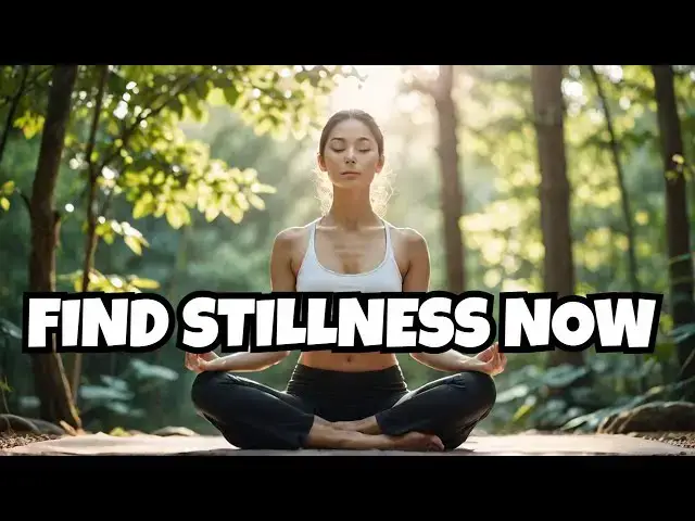 Video thumbnail for 30 Minutes to STILLNESS Find Your Inner Calm Now