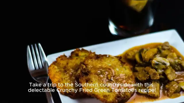 Video thumbnail for Crunchy Fried Green Tomatoes Recipe