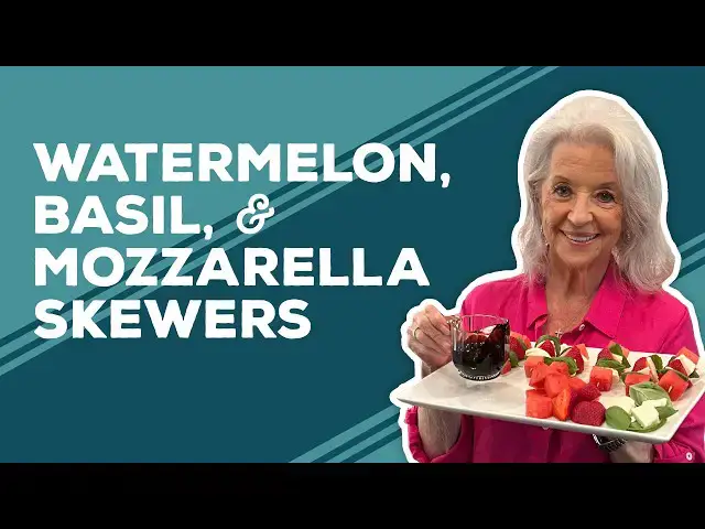 Video thumbnail for Love & Best Dishes: Watermelon, Basil, and Mozzarella Skewers Recipe | Easy Summer Appetizers
