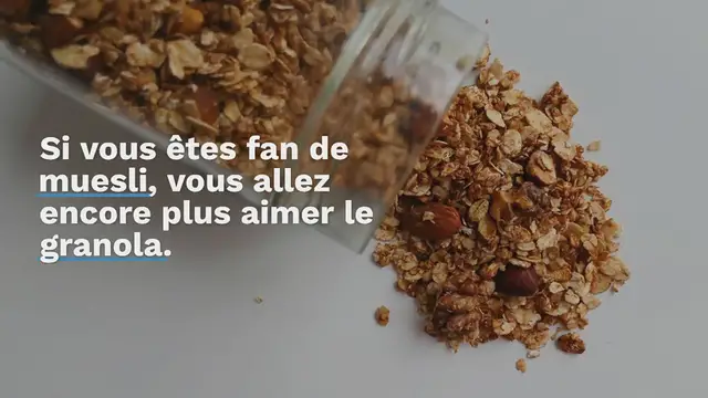 Video thumbnail for Granola aux 5 noix