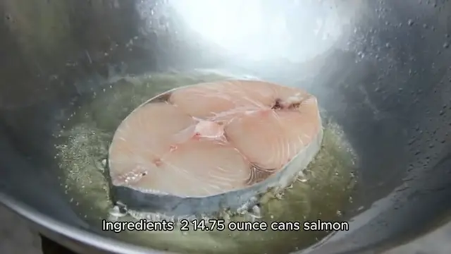 Video thumbnail for salmon cakes recipe