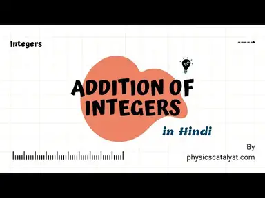 'Video thumbnail for Addition of integers'