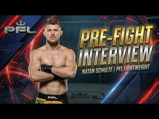 Video thumbnail for Natan Schulte Eager To Get Back Into Action After Long Hiatus | PFL Pittsburgh