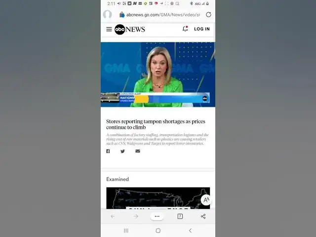 Video thumbnail for Stores reporting tampon shortages as prices continue to climb