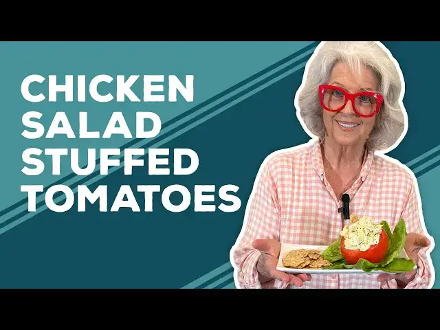 Video thumbnail for Love & Best Dishes: Chicken Salad-Stuffed Tomatoes Recipe | Healthy Chicken Recipes for Lunch