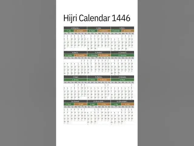 Video thumbnail for hijri calendar 1446, Islamic happy new year. Arabic new year.#islamiccalendar