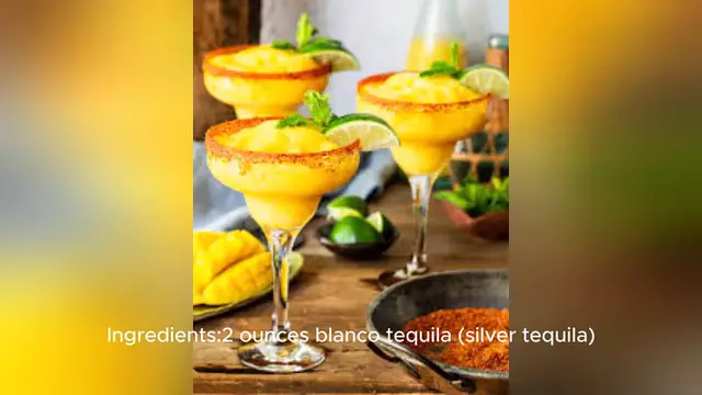 Video thumbnail for mango margarita recipe
