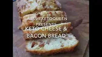 Video thumbnail for Keto Cheese and Bacon Bread