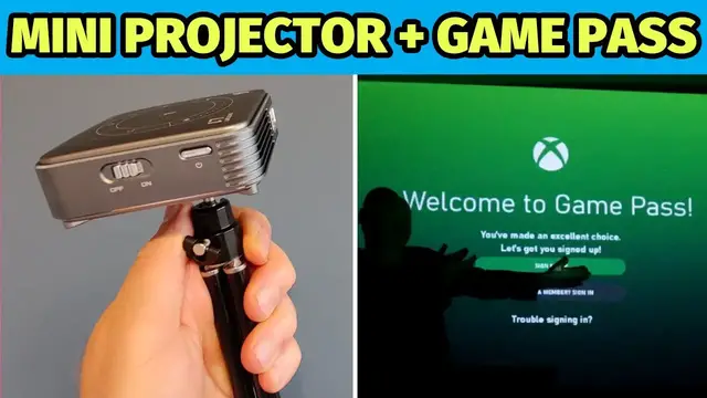 Video thumbnail for I used a tiny portable projector to play Xbox Game Pass - Sentrym L1 Mini Projector Review