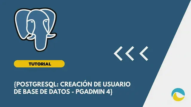 Video thumbnail for Creación de usuario y roles en PostgreSQL (pgAdmin 4)