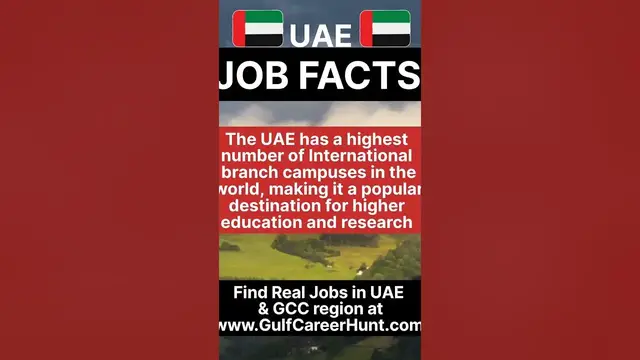 Video thumbnail for The UAE has the highest number of international branch campuses in the world,