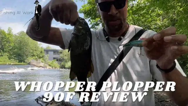 Video thumbnail for Whopper Plopper 90F Review - Smallmouth Bass Attacks!