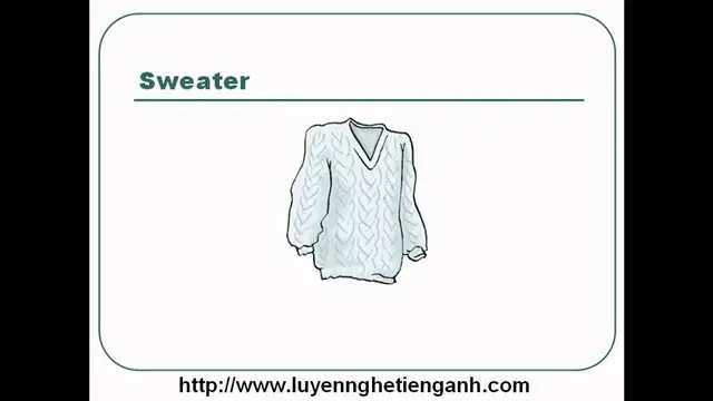 Video thumbnail for Learn English Vocabulary Through Pictures - Topic - Clothing Lesson 01