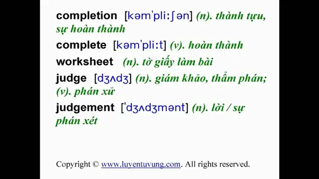 Video thumbnail for Learn English Vocabulary - Grade 11 - Unit 06 - Lesson 01