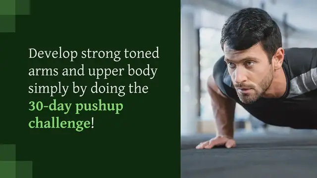 Video thumbnail for 30-Day PushUp Challenge For Seriously Toned Arms: