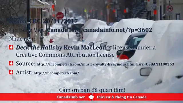 Video thumbnail for Chuyên gia dự báo năm nay Canada có mùa đông “kinh điển” rất nhiều tuyết
