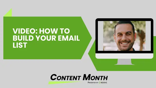Video thumbnail for How to Build Your Email List