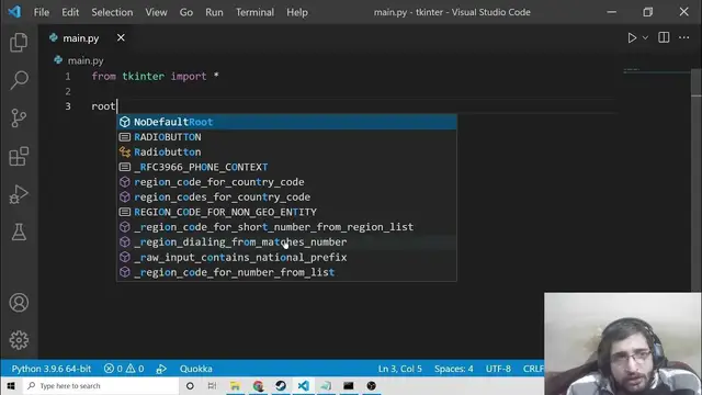Video thumbnail for Python 3 Tkinter Script to Track Phone Number Location & Sim Card Details Using Phonenumbers Library