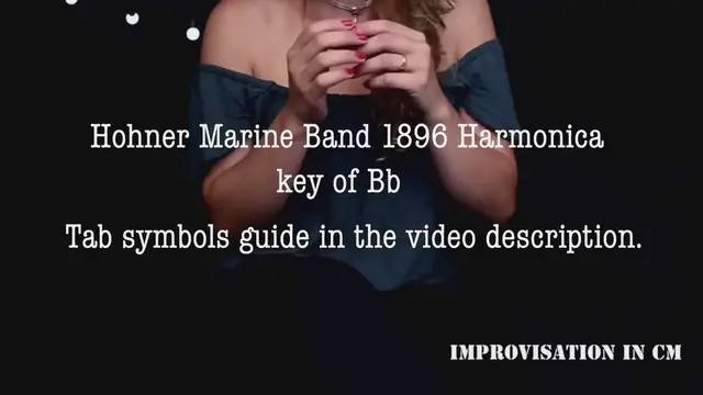 Video thumbnail for HARMONICA TAB - Improvisation in Cm - Indiara Sfair (1080p)