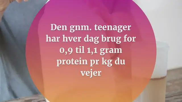 'Video thumbnail for Proteinpulver til teenagere'