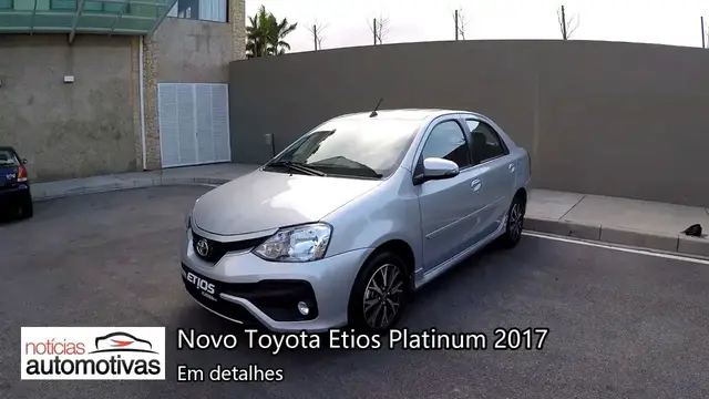 Video thumbnail for Novo Etios Platinum 2017 - Detalhes - NoticiasAutomotivas.com.br