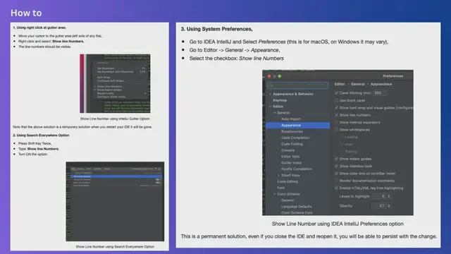 Video thumbnail for How to enable line numbers in IntelliJ