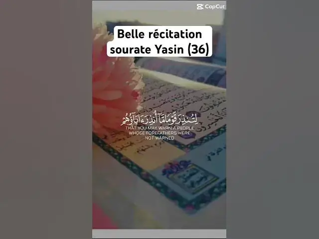 'Video thumbnail for Sourate Yasin, très belle récitation douce et apaisante.'
