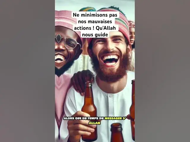 'Video thumbnail for Ne minimisons pas nos péchés. Qu’Allah nous guide sur le droit chemin. #allah #péché #hadith #anas'
