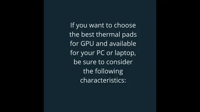 'Video thumbnail for How To Choose Thermal Pad for GPU'