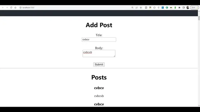 Video thumbnail for React.js Redux Project to Make HTTP Request to JSONPlaceholder API and Display Posts in Browser